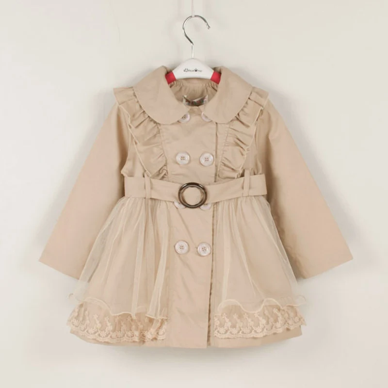 Kids Jacket Girls Trench Coats Children Raincoats Baby Girls Windbreaker Spring Jackets For Girls Trench Coat Raincoat Kids Outerwear Coat For Jacket Children Clothes