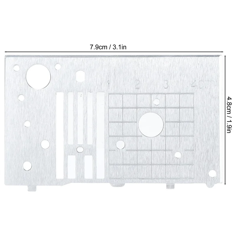 A88K-Metal Straight Stitch-Needle Plate, Professional Needle Plate Compatible With For Brother-LB5000, Elite PE545, CE1100PRW