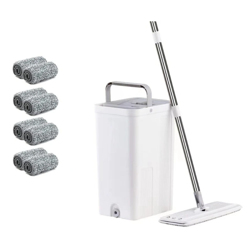 lazy-floor-mop-flat-mop-free-hand-washing-mopping-artifact-microfiber-cloth-mop-with-bucket-household-mops