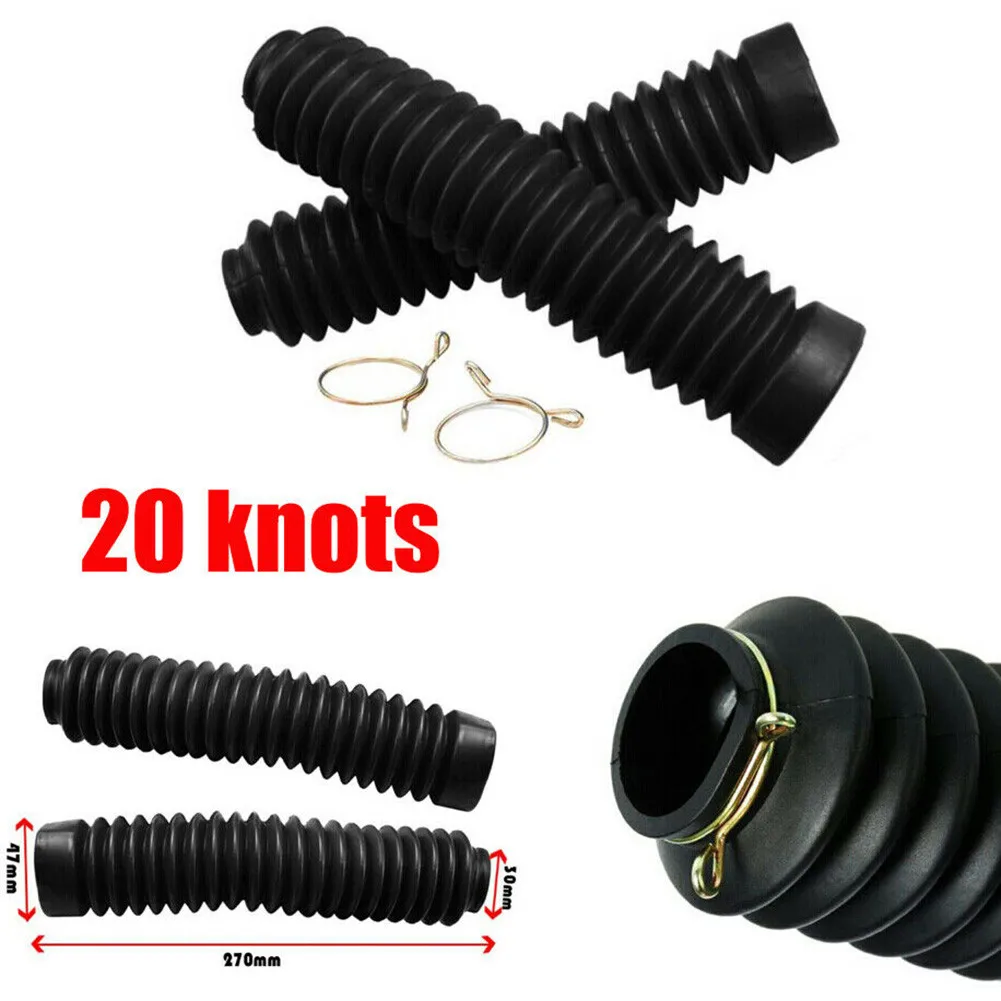 Evrensel motosiklet ön çatal kapak çorapları Gators Boot şok koruyucu toz Guard motosiklet çatal körük