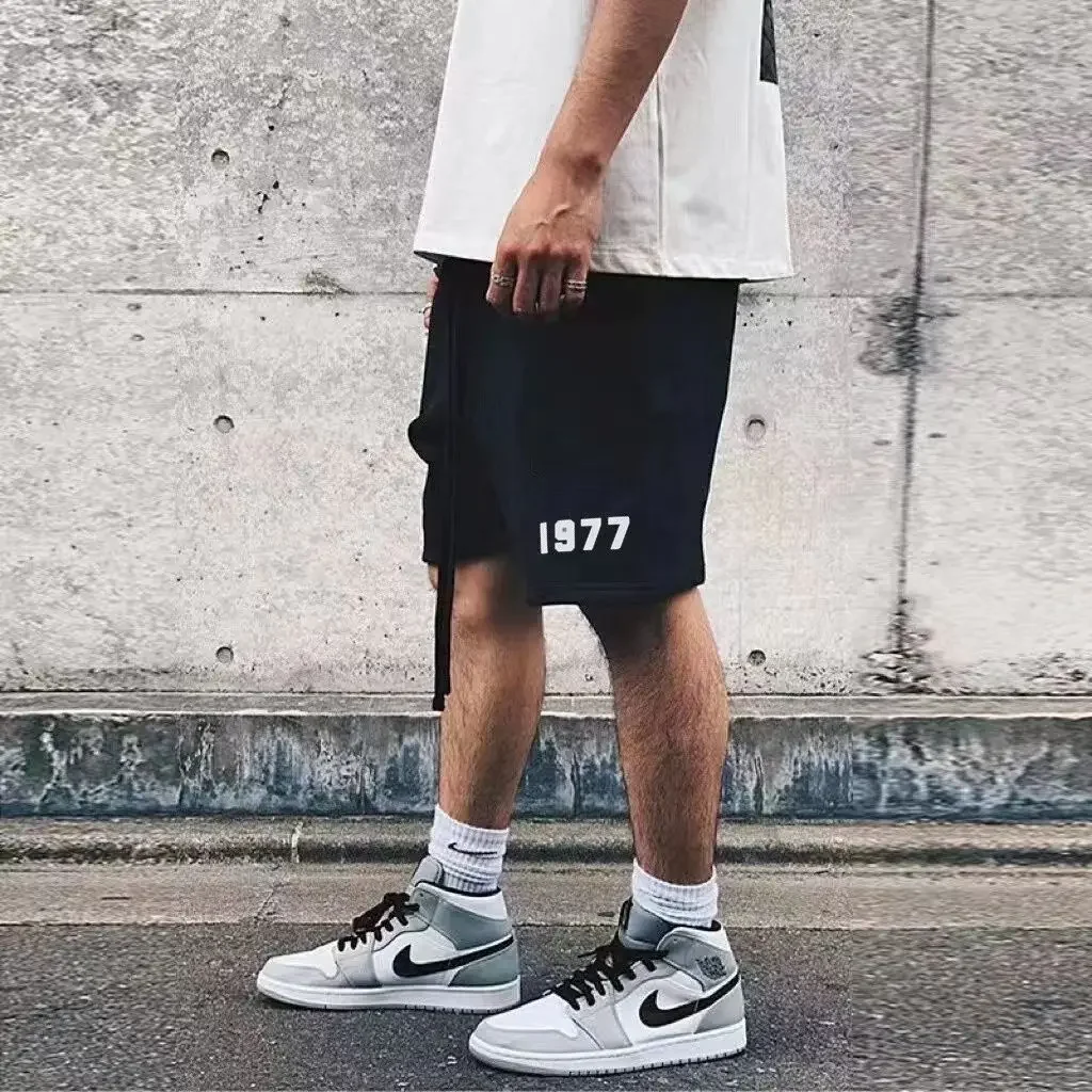 Men's Straight-Leg High-Waisted Casual Trendy Sweatpants Loose Fit Summer Style For Youth Fashionable Sporty Pants
