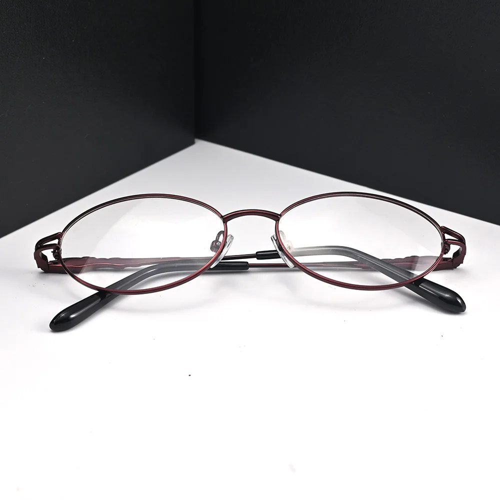 Vazrobe Oval Myopie Gläser Frauen Männliche-125 175 150 200 Frühling Scharnier Nerd Brillen mit Optische Objektiv Anti Reflexion schmale – Detail 29