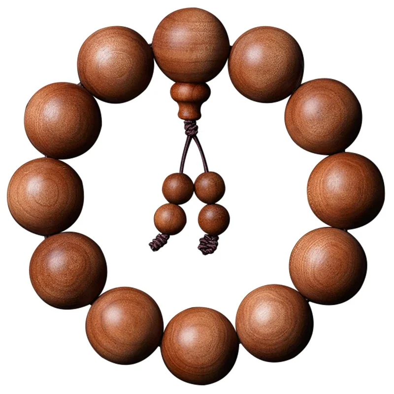 

Sandal Bracelet Red and Black Meat Sandalwood 108 PCs 2.0 Men's and Women's Bracelet Wooden Rosary