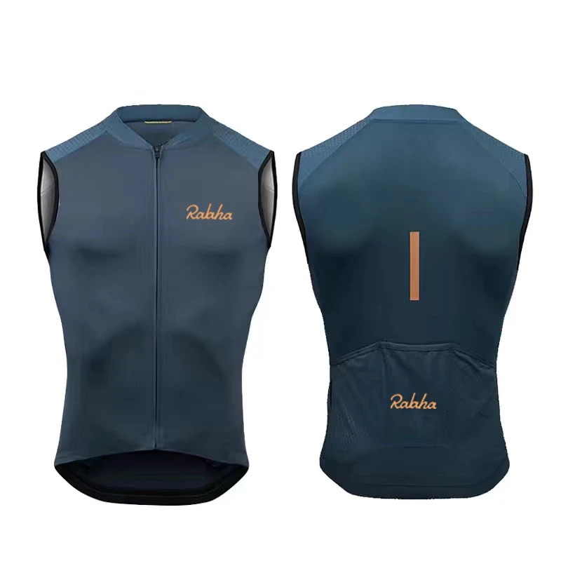 Sleeveless Cycling Sweatshirt for Men, Windproof, Lightweight, Compressed, Mountain Cycling, Team, Summer, New, 2022 5
