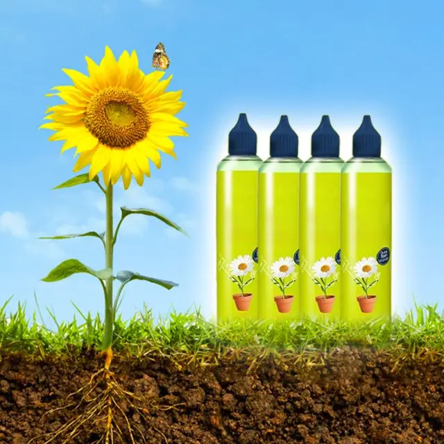 Folyékony Tápanyag Kültéri És Beltéri Növények Számára Növényi Tápanyagoldat Műtrágya Bambusz Virág Cserepes Zöld Koncentrátum - Image 6