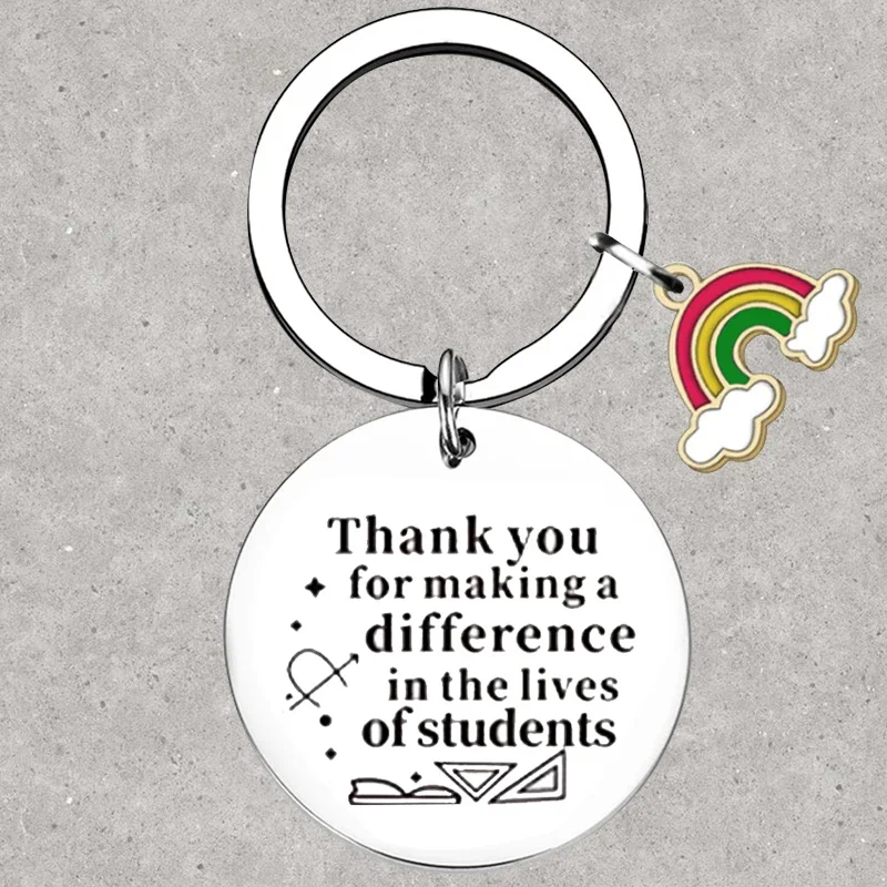 

Hot Teacher Appreciation Week Keychain Teacher's Day Key Rings best teacher gifts