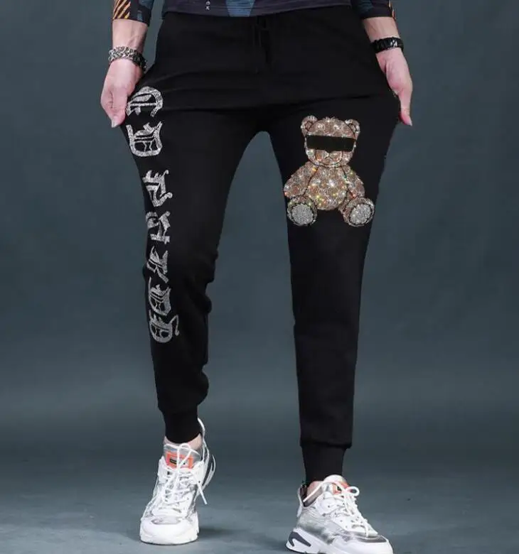 

Мужские спортивные штаны для бега, Хлопковые Штаны для бега, спортивные штаны для фитнеса, мужские тренировочные штаны для бодибилдинга