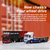 In Stock! Turbo Racing C50 T 1/76 Remote Control Container C50 Truck New Chassis Simulation Horn RC Car Toy C50-C Accessory Kit 5