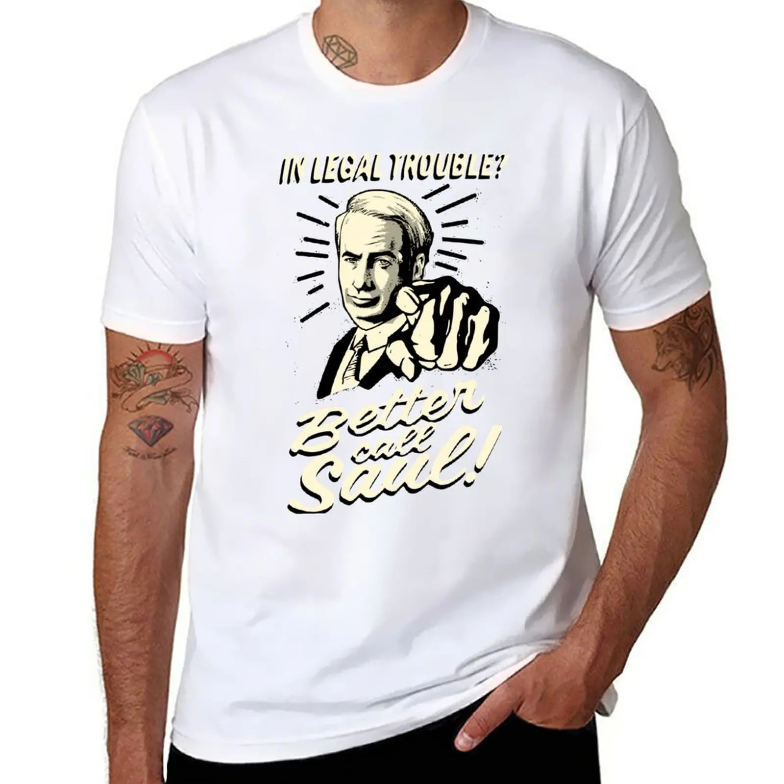 

New better call saul - VINTAGE T-Shirt quick drying t-shirt hippie clothes blank t shirts Men's t shirts