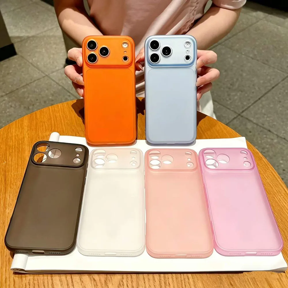 Silicone Soft Case - Candy Color Matte Transparent TPU Shell Frosted Finish