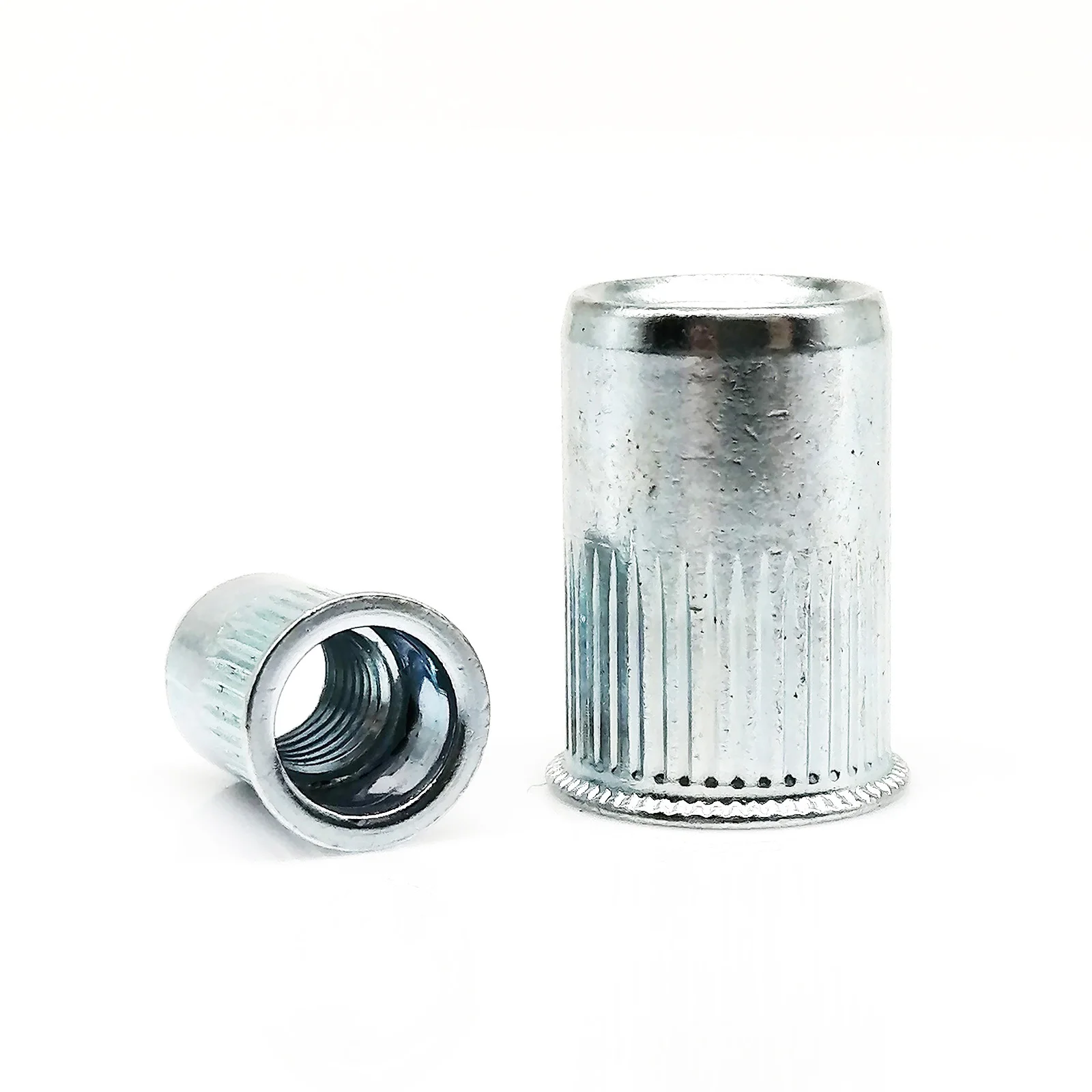 Carbon Steel Rivet Nut M3 M4 M5 M6 M8 M10 M12 Zinc-plated Small Countersunk Head Threaded Binding 10/20pcs