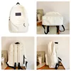 Waterproof Women's Backpack Spacious Adjustable Stylish Nylon Shoulder Bag Suitable For High School College Students Casual Bag 6