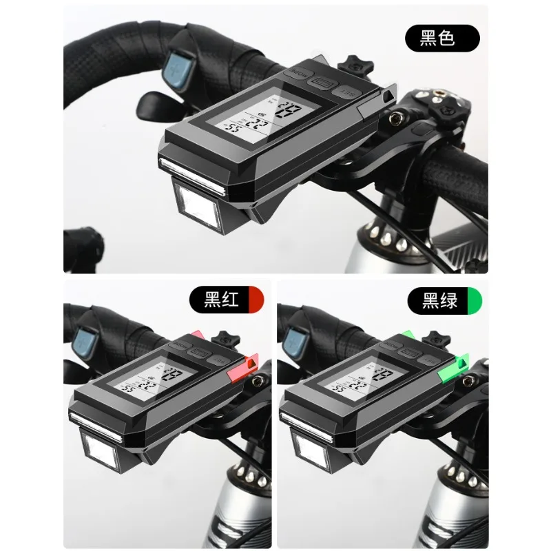 Upgrade Wireless Code Table Speaker Light Three in One Five-star Positioning Long Endurance High Brightness Riding Equipment