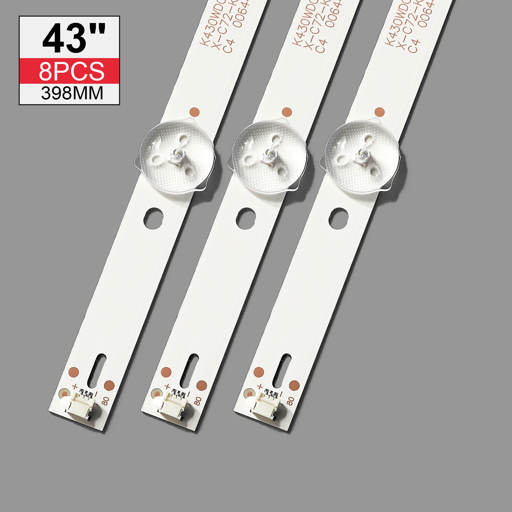 8PCS/Kit TV  ŰƮ AOC LE43M3570/60  LED Ʈ Ʈ LE43M3579 LED   4708-K43WDC-A1113N11  K430WDC1 A1