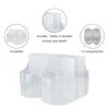 5 Compartment Classic Acrylic Napkin Holder with Cutlery Organizer Caddy Bin, For Spoons, Forks, Knives & Cups Divided Storage! 5