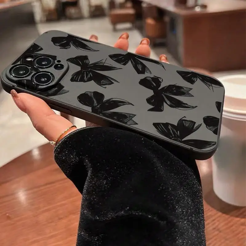Bowknot Pattern Shockproof iPhone Phone Case