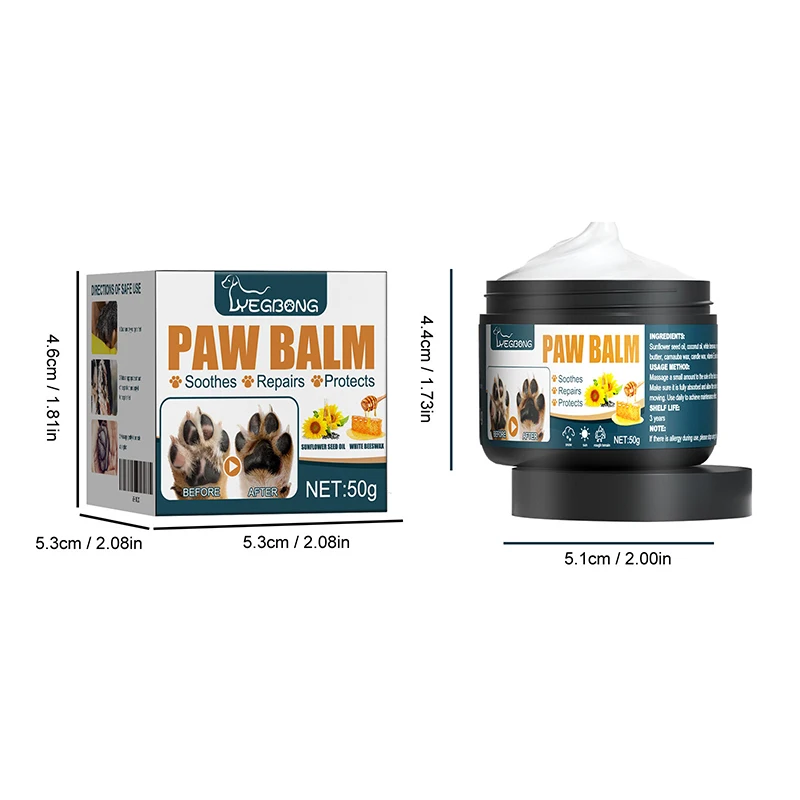 Cats Dogs Claw Protection Cream Paw Moisturizing Care Balm Special Foot Care Foot Pad Protection Claw Cream Supplies