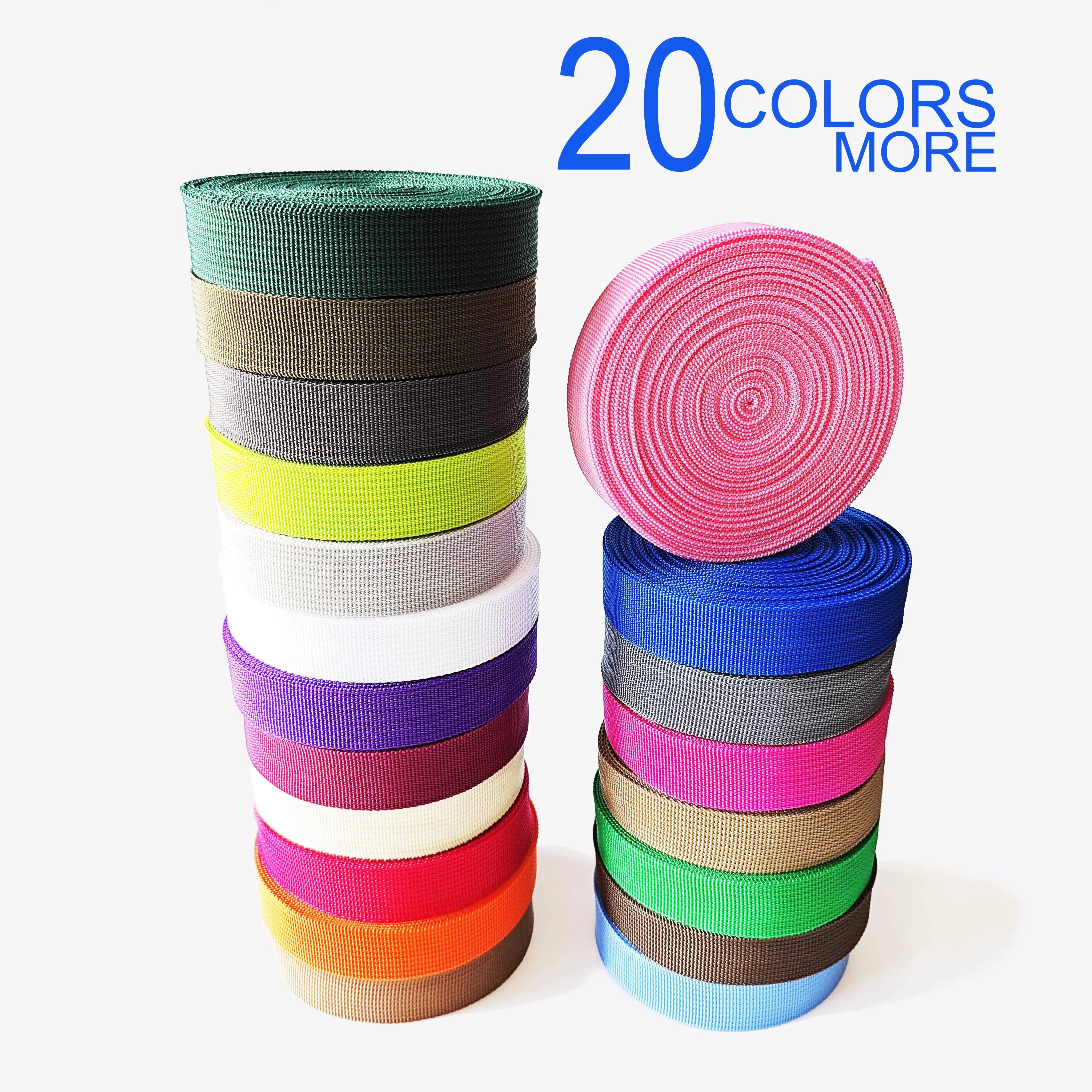 Nylon Webbing Nylon Webbing Tape 10 Yards 1 Inch Wide Nylon Webbing Strap Heavy Duty Nylon Strap For Binding DIY Crafting Reparing Fastening