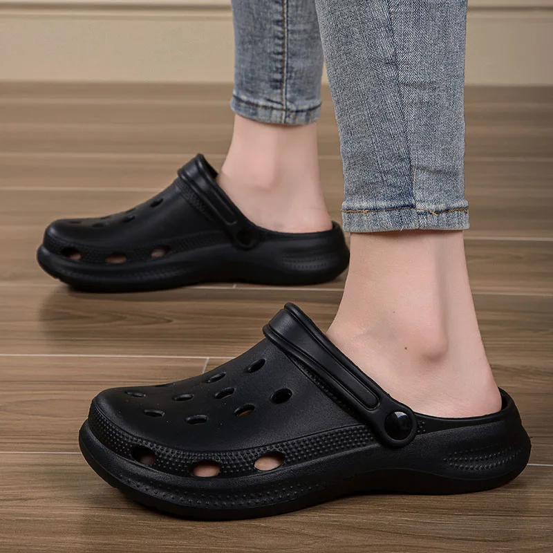 Men Clogs Sandals Leisure Slippers Beach Slides Garden Shoes Outdoor Plus Size 46 47 48