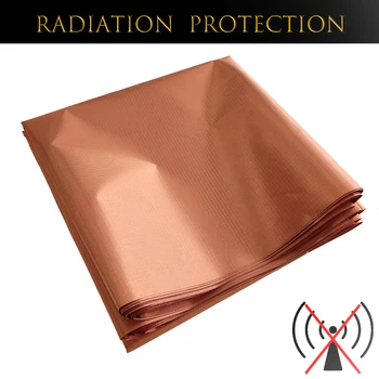 EMF Protection Blanket Pure silver with organic cotton 5G block Quit Size:  150x216cm Tan color thick - AliExpress