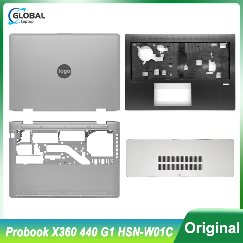 Nuovo Laptop Per Hp Probook X360 440 G1 Hsn-W01C Lcd Back Cover Palmrest Bottom Case Coperchio Della Porta Coperchio Superiore Guscio Superiore L28408
