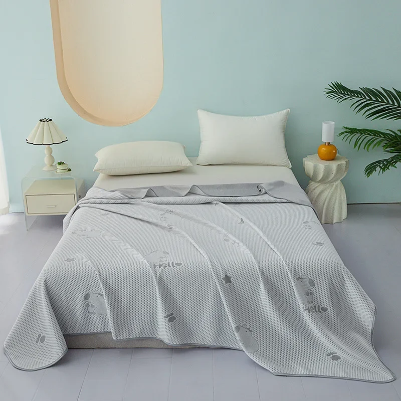 بطانية صيفية رائعة صديقة للبشرة ومريحة وخفيفة الوز...