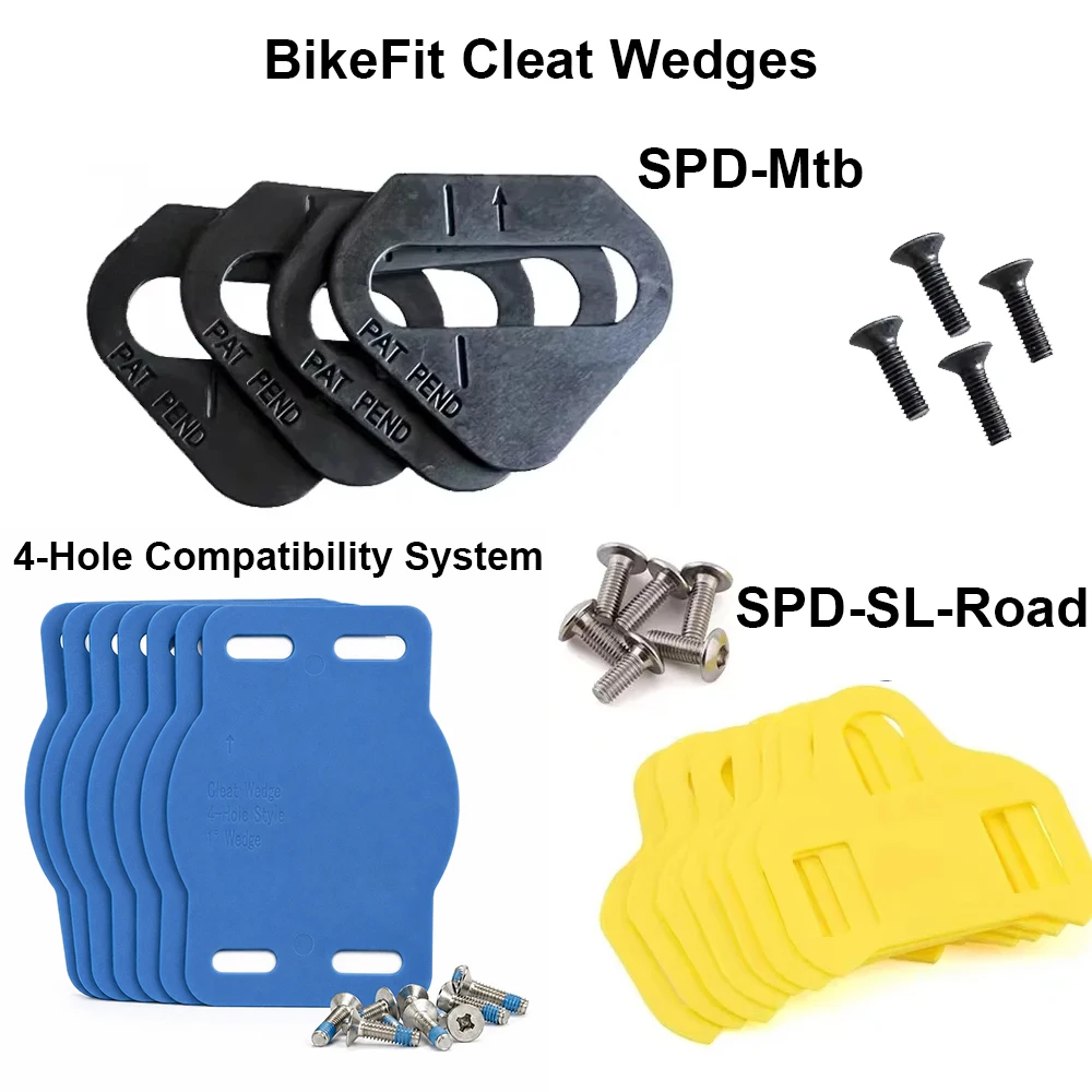 BikeFit Universal Cleat Wedges - Pack of 8