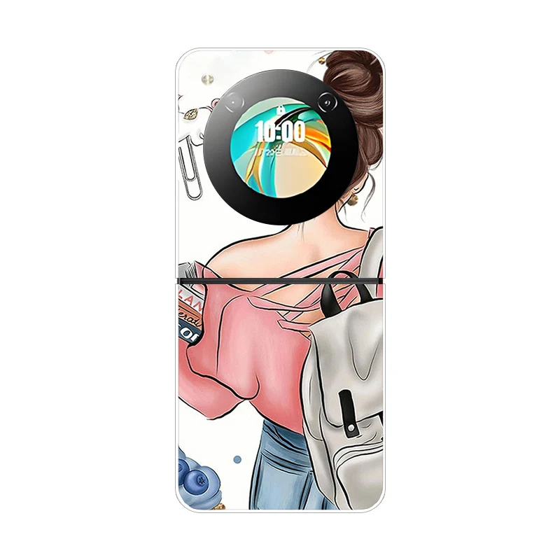 Stylish Animal Pattern Protective Transparent Phone Case - Hard Shell Cover