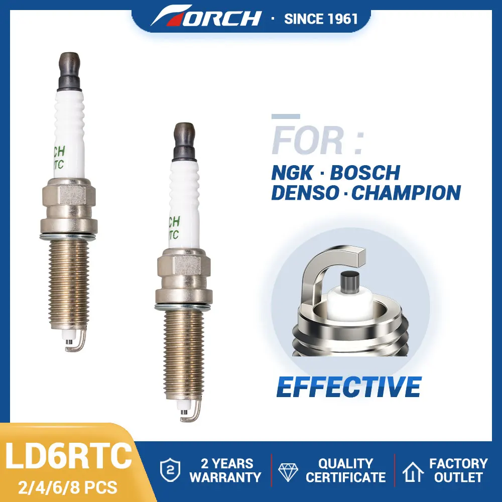 

2-8PCS Automobile Candles Replace for LKAR6AGP China Original Spark Plugs Torch LD6RTC Ignition System Auto Replacement Parts