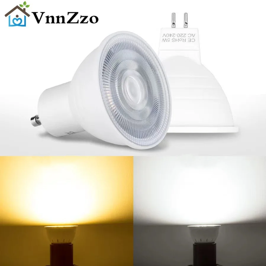 

GU10 LED Bulb 220V Lamp MR16 Spotlight 5W 7W GU5.3 Spot Light MR16 LED Bulb Lampada LED GU 10 Home Lighting Energy Saving