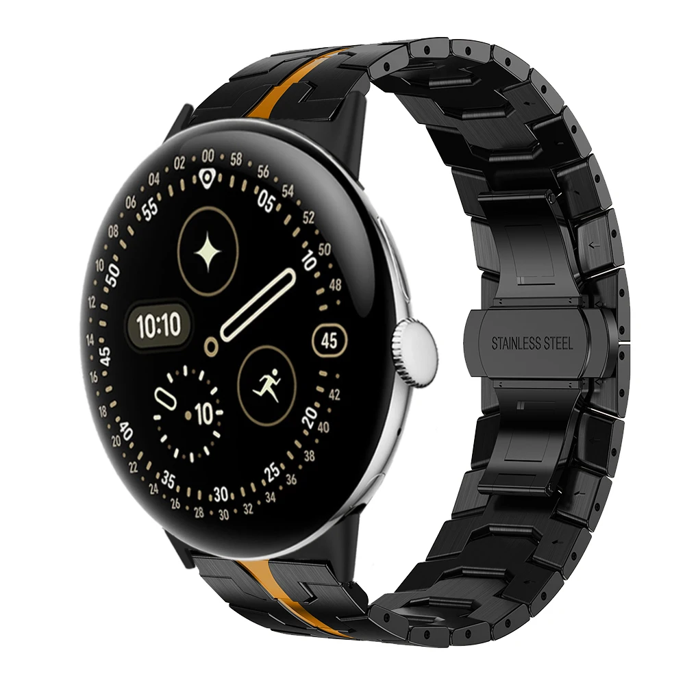Luxury Stainless Steel Watch Strap – Men's Wrist Bracelet Accessories