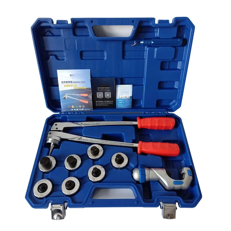 

CT-100A for 3/8"~1-1/8" Tube Cutter Flaring Tool Kit Manual Pipe Expander Expansion Device For Copper Tube Flaring Tools