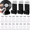 6/30PCS Acrylic Record Display Holder Self Adhesive Album Disc Rack Wall Mount Self Hook Multipurpose Poster Storage Float Shelf 1