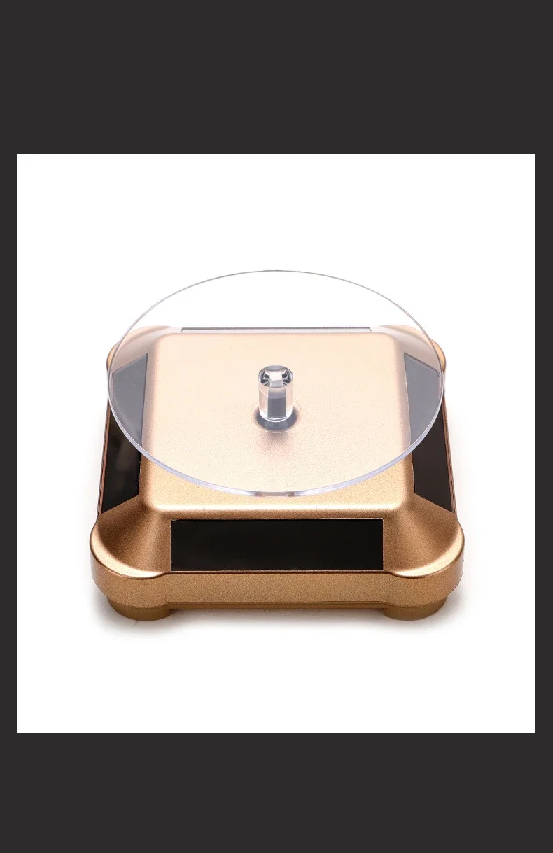 Solar Showcase 360 Automatic Rotating Turntable Jewelry Organizer