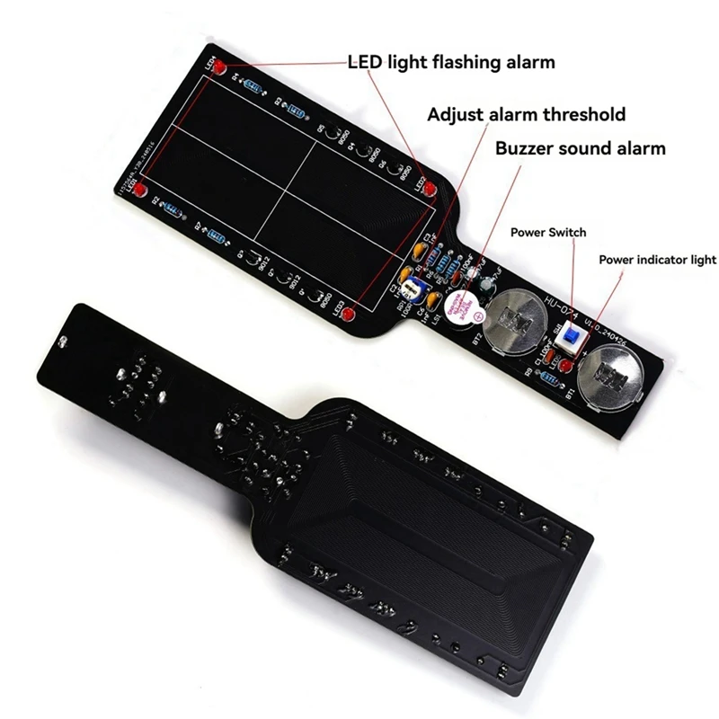 FUFU DIY Metal Detector Electronic DIY Kit Simple Metal Locator Loose Parts Set Circuit Board Making Soldering Practice Kit