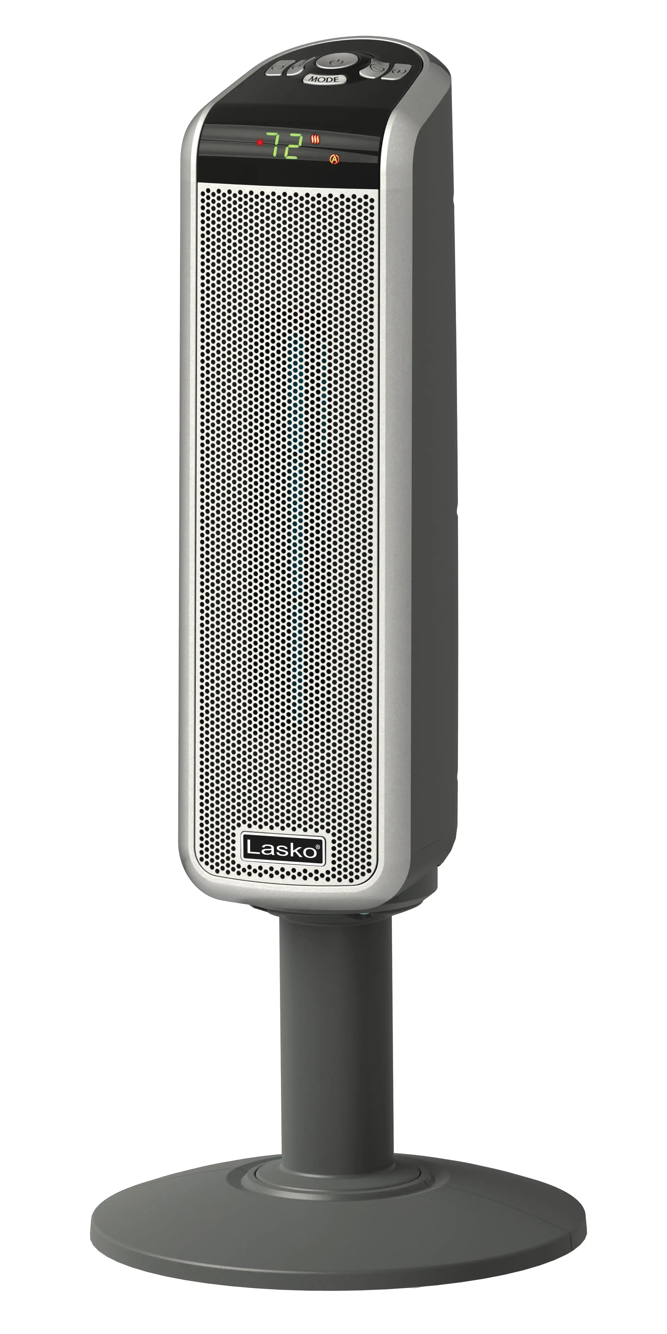 

Lasko 1500W Ceramic Pedestal Electric Space Heater with Remote, 5397, Black