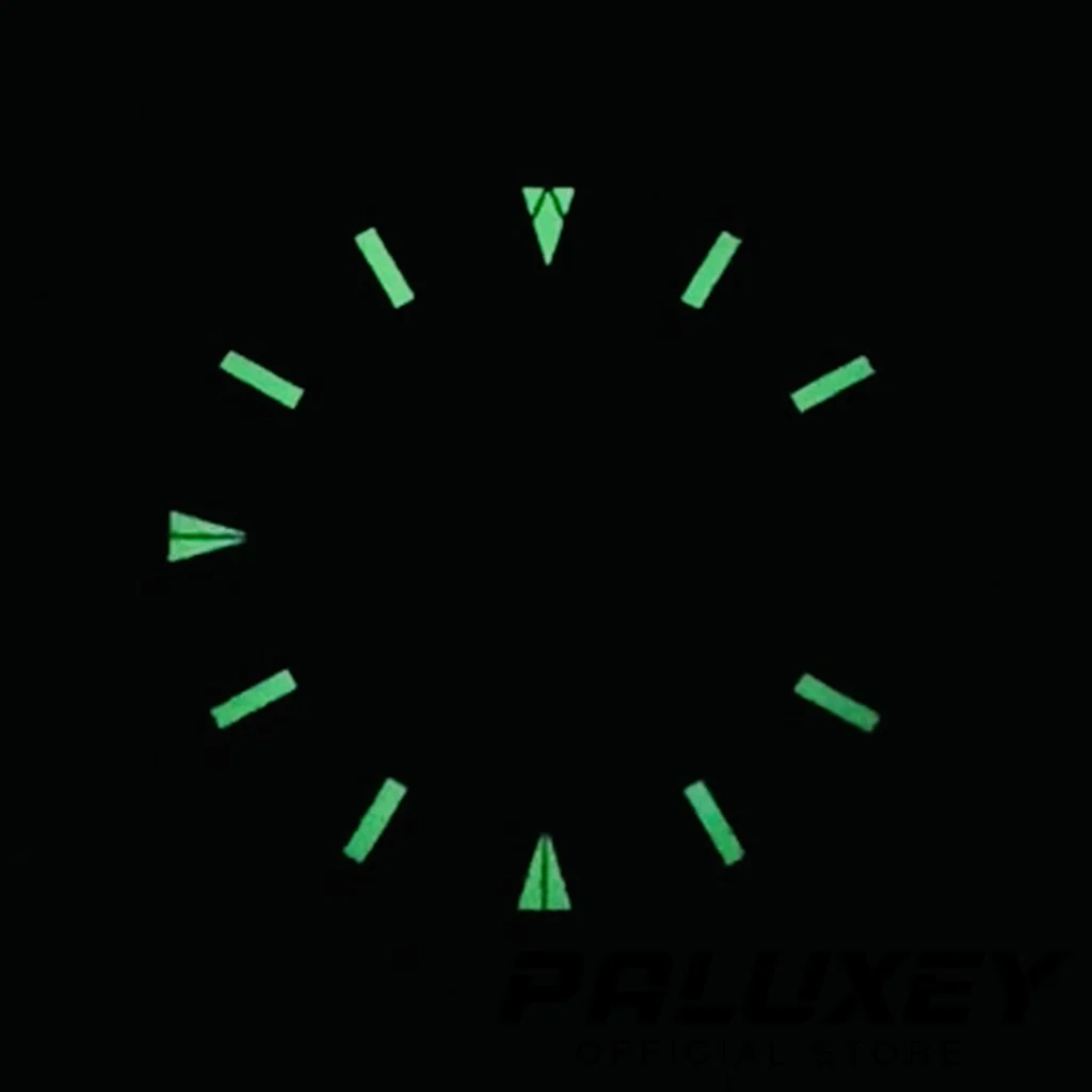 Watch Dial Accessories Watch Face Accessories NH35 29mm Watch Dial Green Luminous For NH35A 4R35 Movement Replacement Parts Watch Face Fit 3 O'clock 3.8 O'clock Case Crown