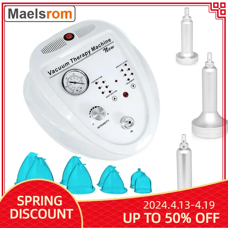 

Vacuum Therapy Massage 24 Blue Cups Touch Screen Breast Enlargement Pump Butt Lifting Vacuum Therapy Body Cupping Guasha Massage