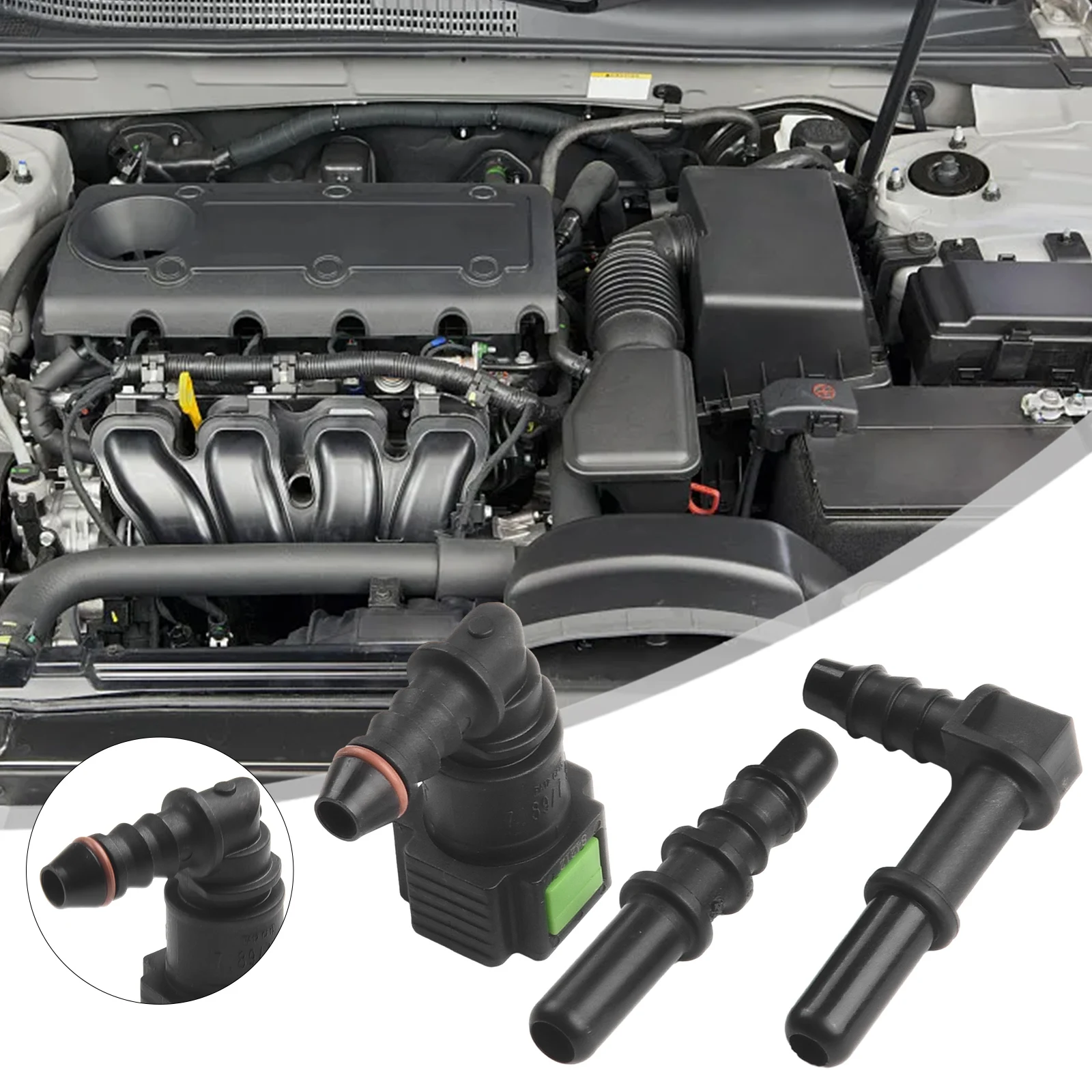 

1 Набор топливный шланг быстроразъемный соединитель колено 7,89 мм ID6 автомобильный топливный шланг быстроразъемный соединитель