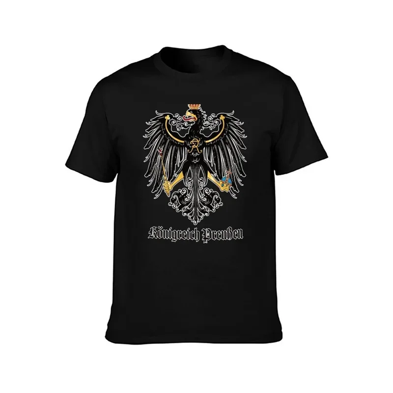 Camiseta con bandera de Prusia Kingdomeagle, patrón de rayas
