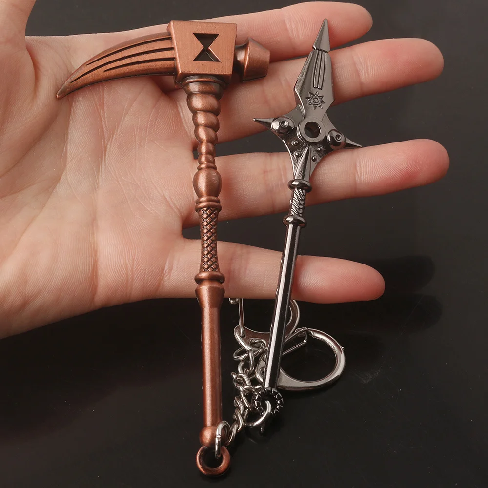 Anime Seven Deadly Sins Keychain Escanor Axe Rita Axe Bottle