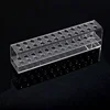 Clear 24 Slots Acrylic Eyeliner Lip Liner Pencil Holder Makeup Display Stand Organizer Makeup Brushes Shelf Cosmetic Storage Box 4