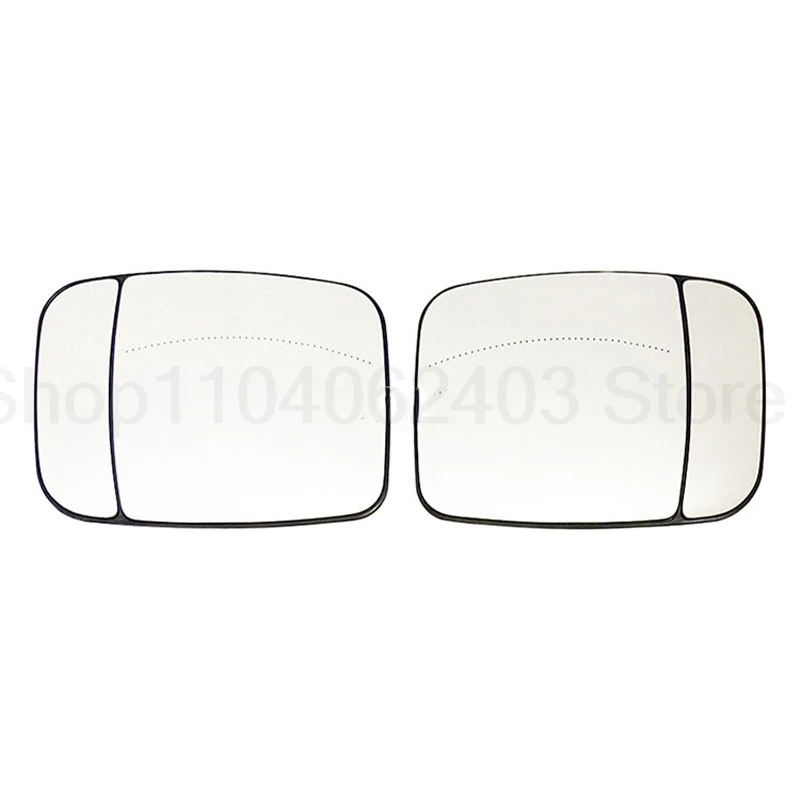 SENZEAL Vetro dello Specchietto Lato Passeggero Destro Riscaldato con Piastra Portante per Smart Fortwo W453 2014-2020 A0998116600 A0998116400 ( Destro