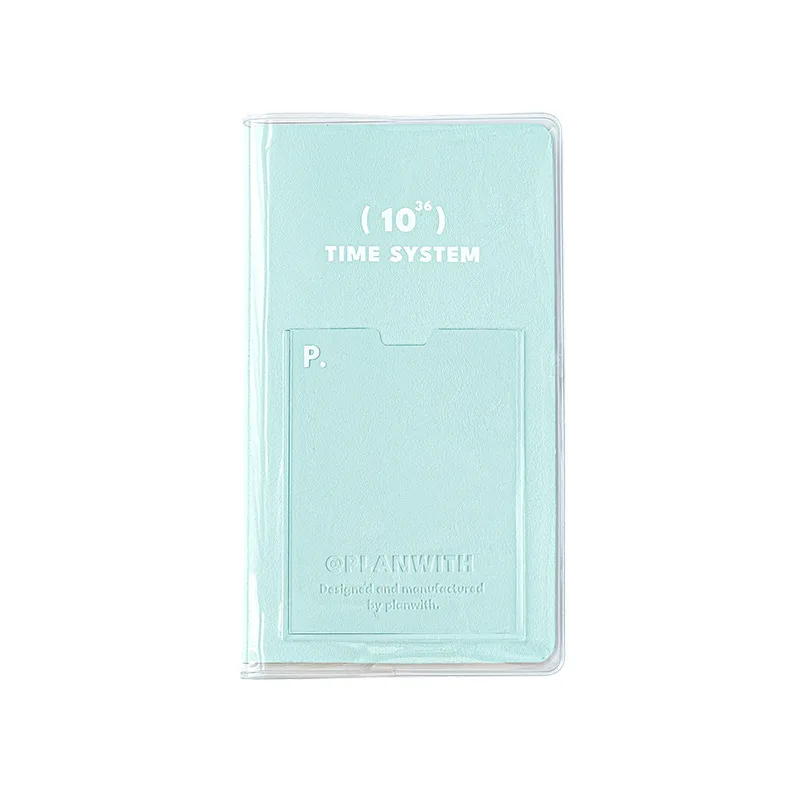 Planwith 36-Day Portable Time Management Notebook with PU Cover - Daily Office Organizer