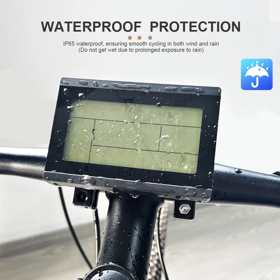KT - Ordinateur De Vélo à écran LCD Horizontal LCD3U Avec écran Et