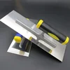 Stainless Steel Trowel Spreader Practical Plastering Skimming Trowel with Handle 4