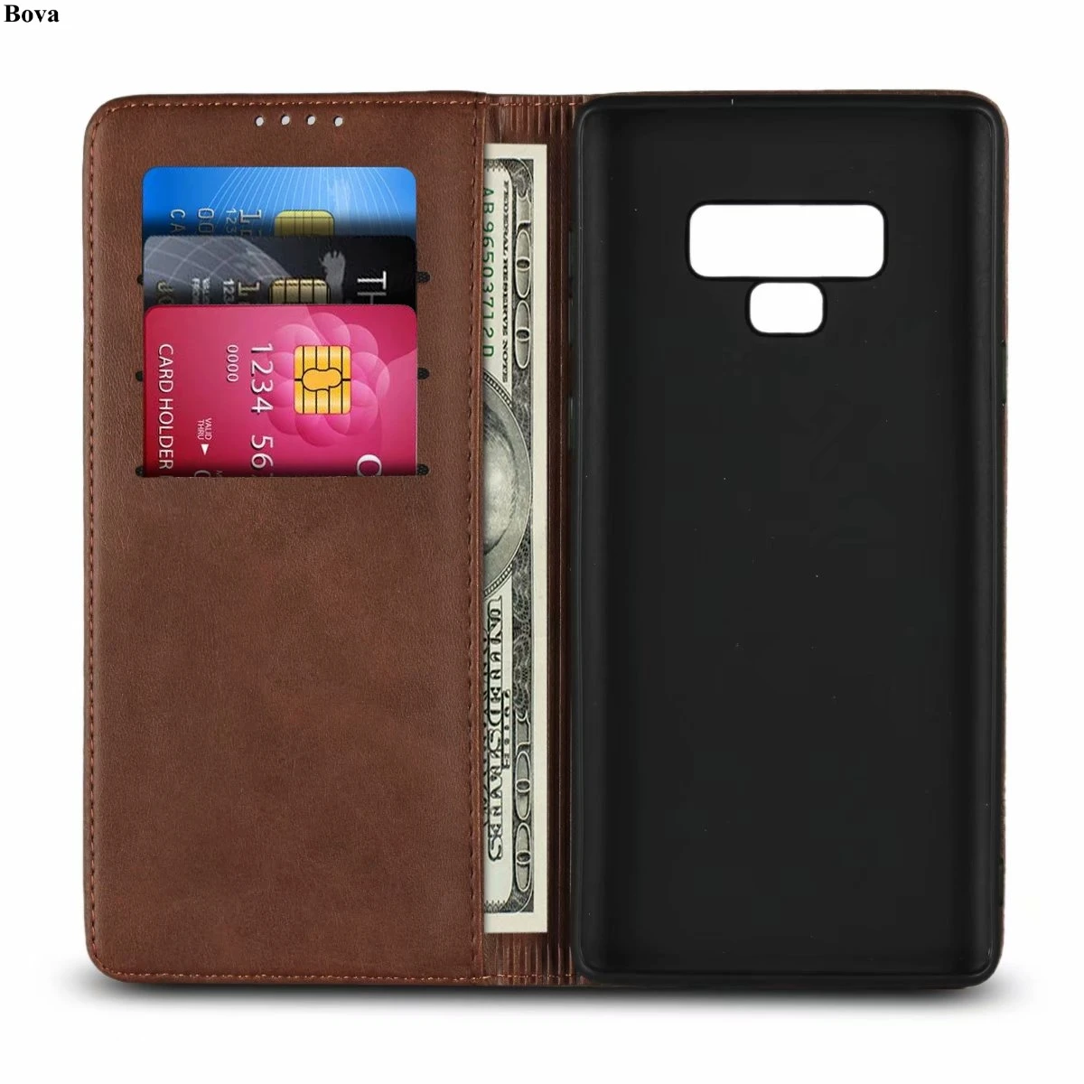 Premium Leather Case for Samsung Galaxy Note 9 N9600 N960F N960U card holder magnetic attraction Flip case Wallet Case