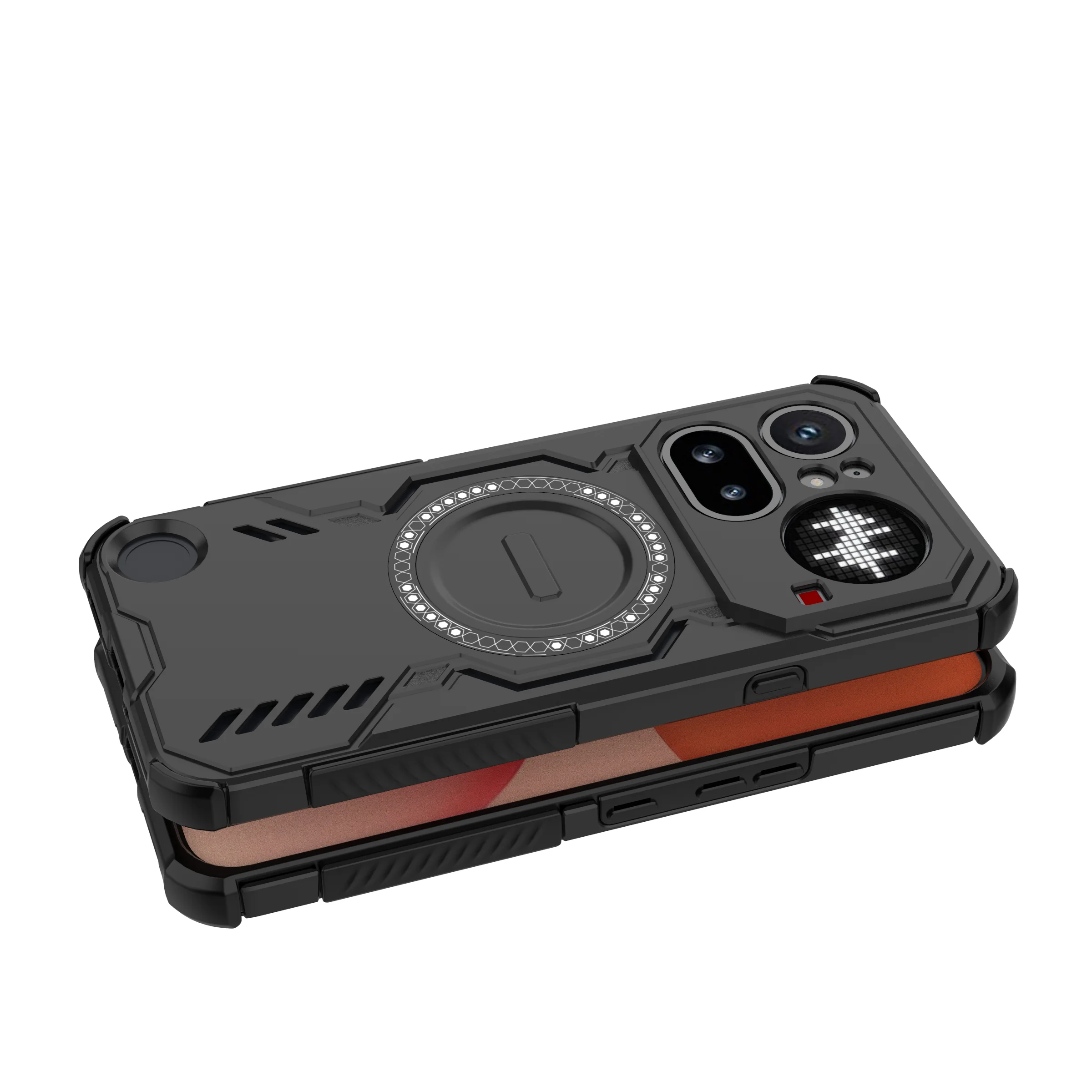 Enhanced Heat Dissipation Magnetic Shockproof Protective Case - Matte Finish