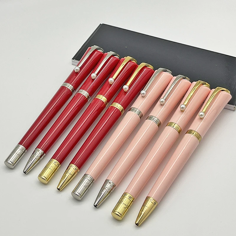 

YAMALANG Luxury Special Edition Monroe Black/Pink/Red Colors MB Rollerball Ballpoint Pen With Pearl Clip