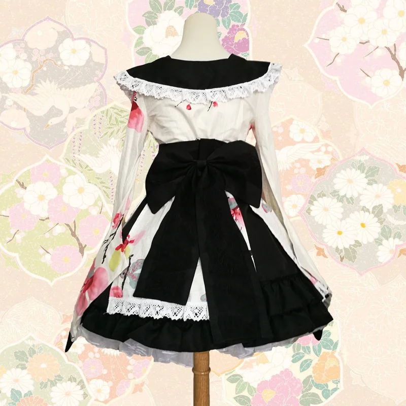 Cotton Kimono Modified Cosplay Women's Paradise Pure Land and Romantic Lolita Dress